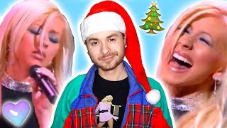 Christina Aguilera ft. Dr. John - &quot;Merry Christmas, Baby&quot; (Live at the Late Show 2000) [REACTION]