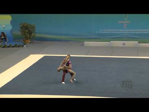 Great Britain (GBR) -  2016 Acrobatic Worlds, Putian City (CHN) Combined  Mixed Pair