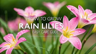 How to Grow Rain Lilies (Zephyranthes) | Easy Care & Blooming Guide for U.S. Gardens