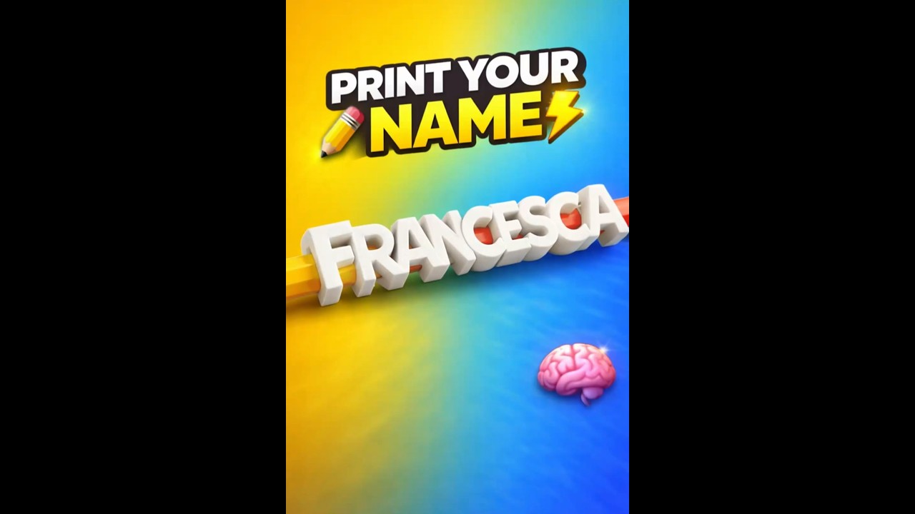 ✏️ Custom Pencil NAME Tag? 3D PRINT Magic!