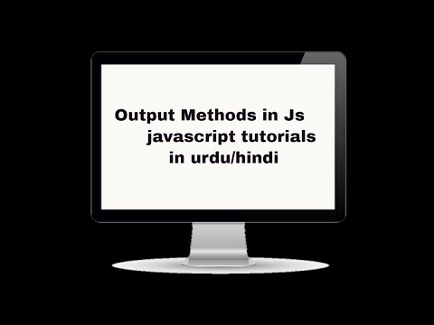 Different Ways To Display Output In Javascript Js Javascript Tutorials