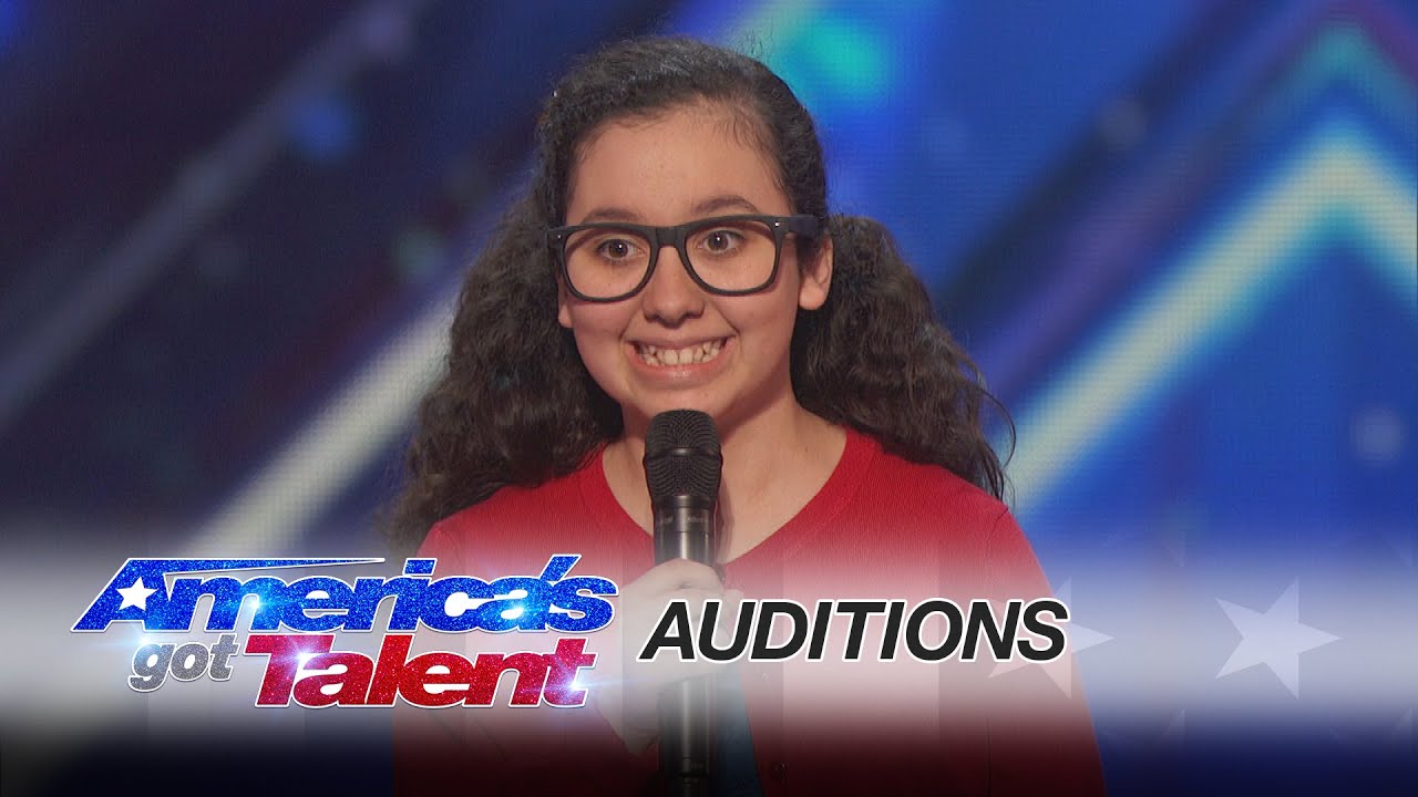 Lori Mae Hernandez: 13-Year-Old Stand-Up Owns Donald Trump - America's Got Talent 2016 Auditions thumbnail