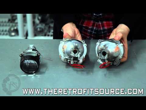 TRS Tech: Comparing the FX-R 3.0 (2.5 and 3" lens) to the Morimoto Mini H1 Bi-xenon Projector