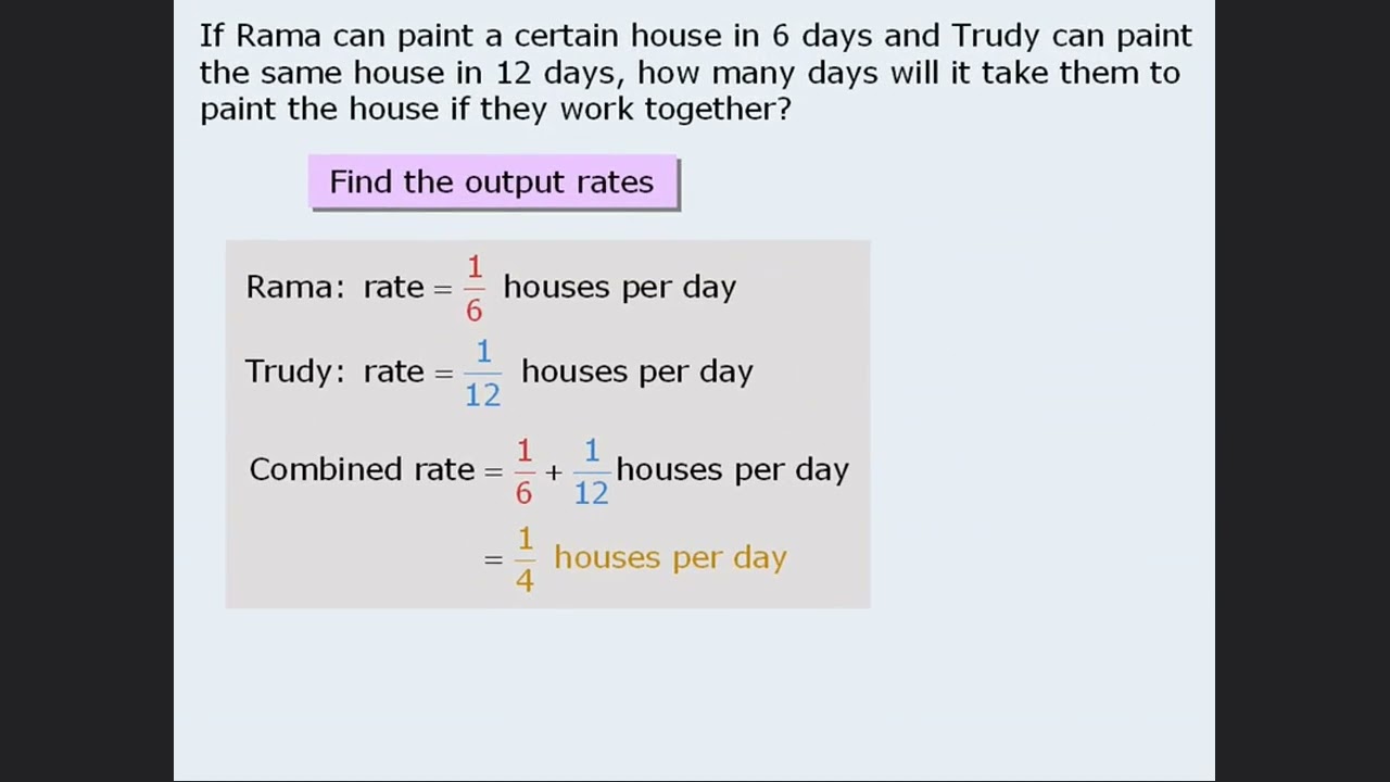 Mastering Word Problems: Work Questions and Double Matrix Method | GRE & GMAT Math Prep