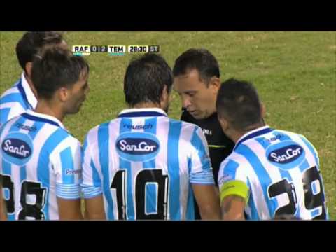 La expulsión de Graciani. Rafaela 0 - Temperley 2. Fecha 4. Primera División 2016