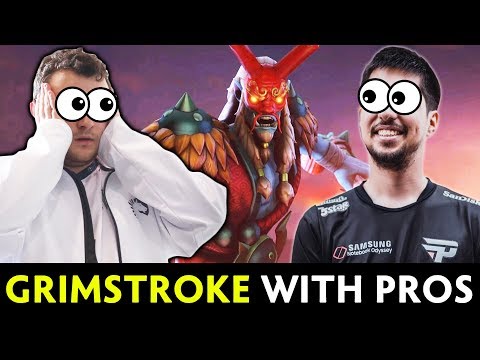 Grimstroke NEW HERO carries w33 vs Mind_Control — WTF ultimate