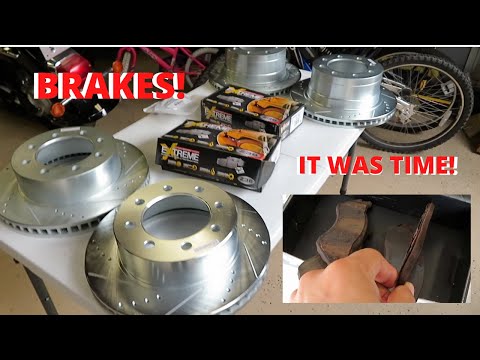 Finally upgrading the brakes on my 3rd Get Cummins!!