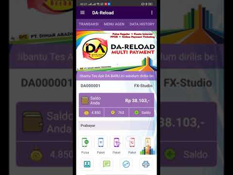 DA-Reload Multi Payment Pulsa  Video