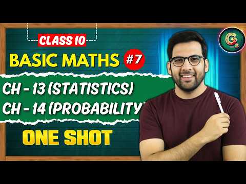 10th Basic Maths || Statistics, Probability ONESHOT