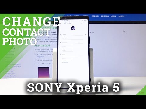 How to Add Photo to Contact in SONY Xperia 5 – Personalize Contact Profile