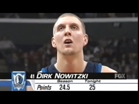 Dirk Nowitzki Highlights vs Clippers (2002)