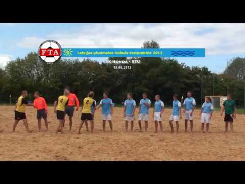 12.08.2012 Latvian Beach Soccer Cup: Honda - RTU