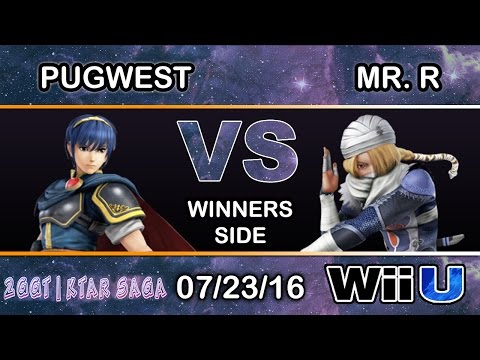 2GGT: KTAR Saga - Pugwest (Marth) Vs. Mr. R (Sheik) Winners Side - Smash Wii U