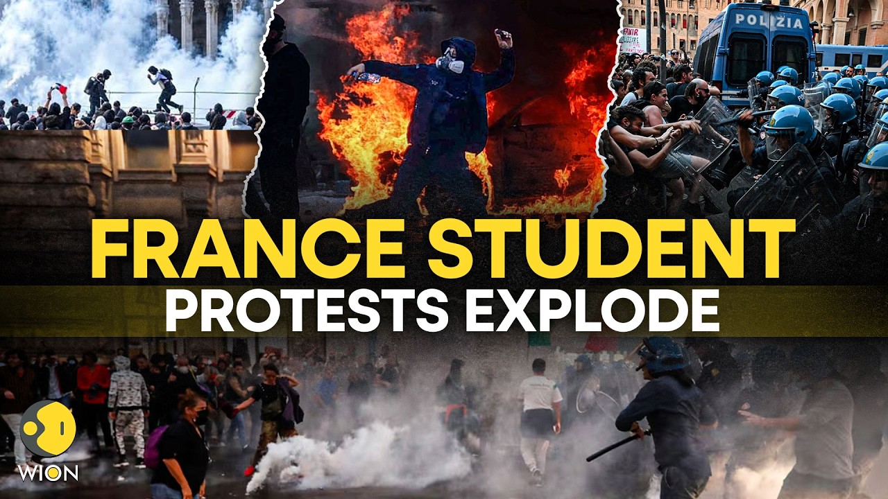 France Protests LIVE: Hundreds Of Students Take To Streets As Protests In Paris Explode | WION