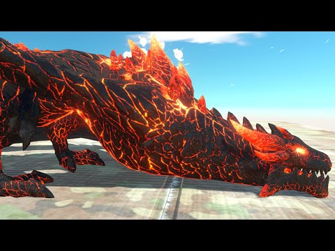 Lava dragon oasis death run - Animal Revolt Battle Simulator