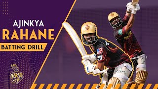 Ajinkya Rahane batting in the nets | KKR