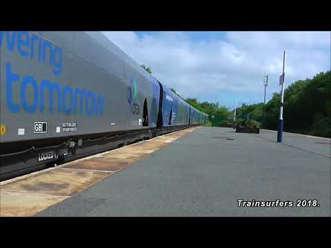 GBRf Class 66 No. 66713 on 6E09 Liverpool Biomass Tml - Drax Aes @ Denton St on 29.5.18 - HD