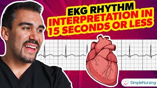15 Second EKG *Part 1* (THE 5 RULES TO INTERPRET ANY RYTHM)