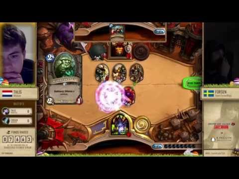 THIJS vs FORSEN - Hearthstone Kinguin For Charity