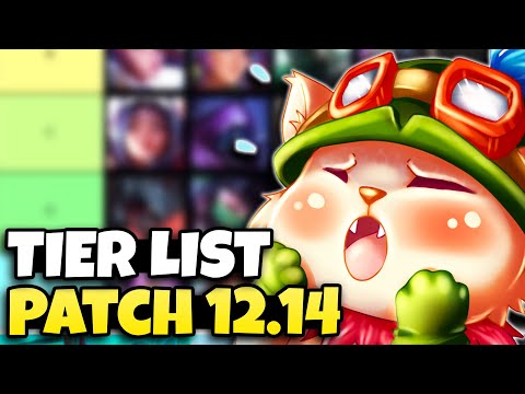 *UPDATED* Ultimate Teemo Top Tier List For Patch 12.14
