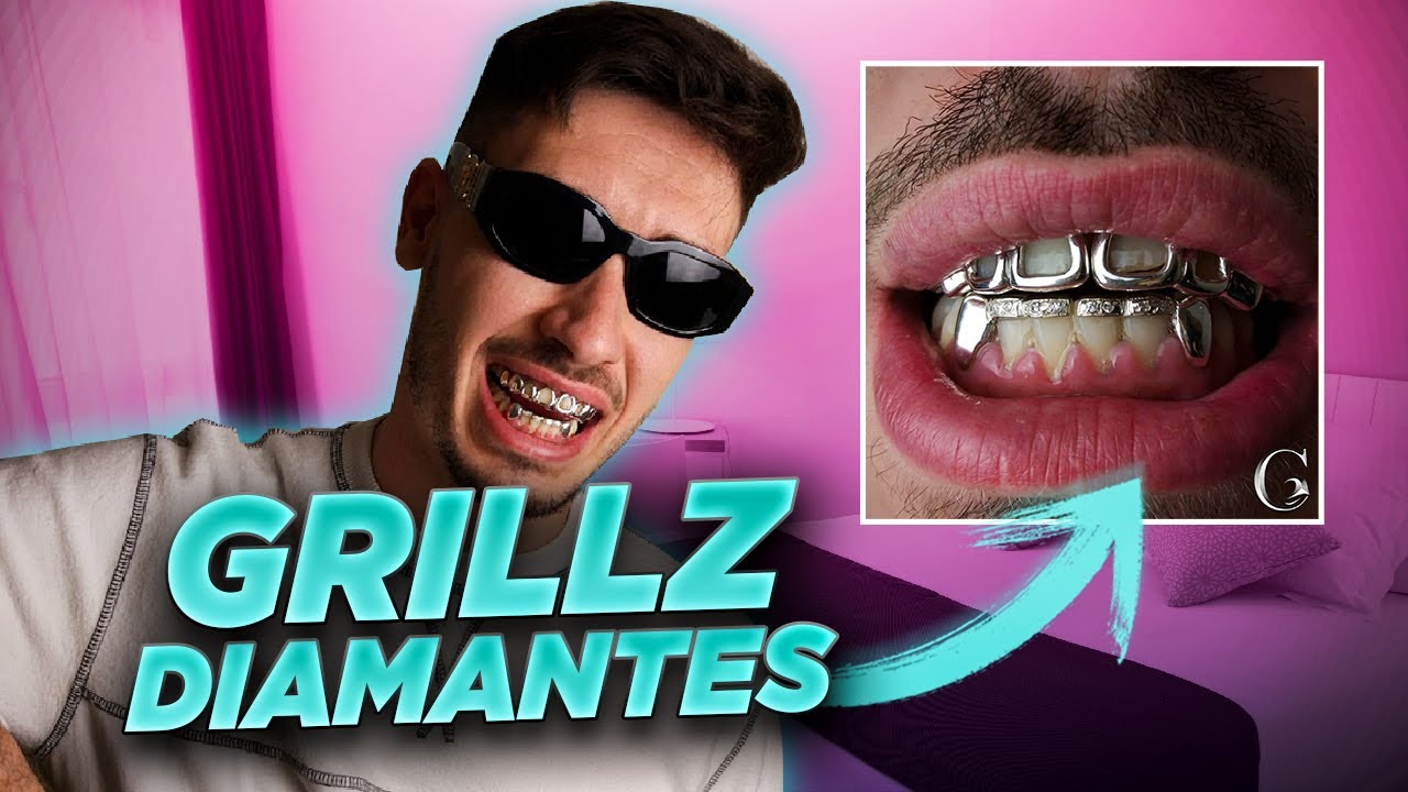 COMPRAS de LUJO | GRILLZ - +2500€ en DIAMANTES y ORO BLANCO [Joyeria dental]
