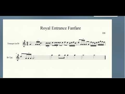 Royal Entrance Fanfare Trompeta