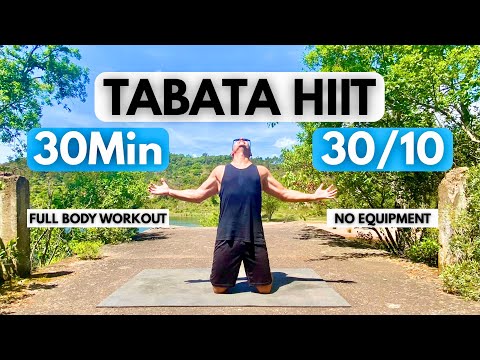 TABATA HIIT 30 min / No equipment / Full body workout / Tabata 30/10