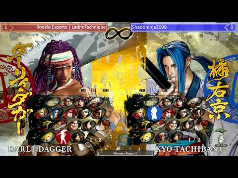 CEO 2022(Samsho)-Rookie Esports|LatinoTechnique vs Shadoninja2099-Winner Round 1