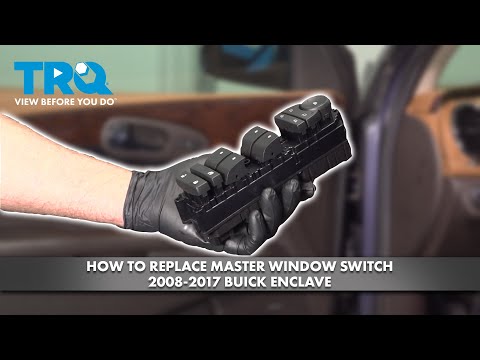 How to Replace Master Window Switch 2008-2017 Buick Enclave