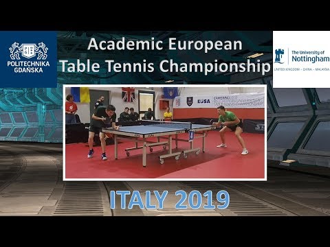 Lin Tianyuan vs Łukasz Kaproń | Academic European Table Tennis Championship