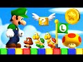 New Super Luigi Bros 2 3DS - Part 5 - World 5 - 100% Walkthrough