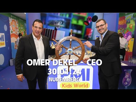 PMI Kids' World: Omer Dekel Named CEO at Nuremberg Toy Fair 2024 | Full Ceremony & Speech