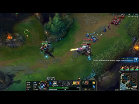 LoL PBE Mecha Rengar as SUPP