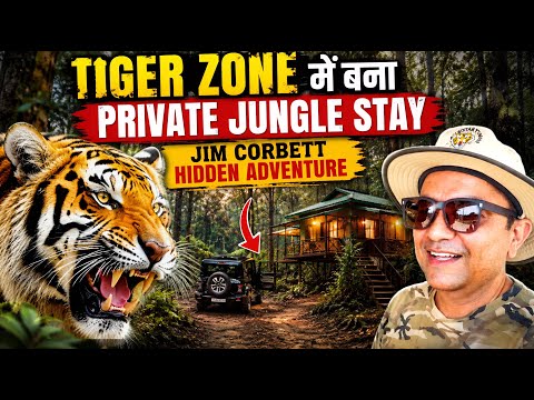 Jim Corbett Tiger Adventure | Night in a Private Jungle Stay #wildlife