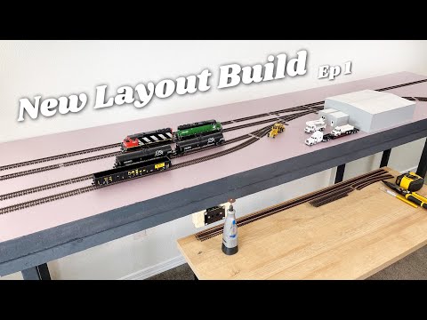 NEW HO TRAIN LAYOUT BUILD SERIES - Ep 1