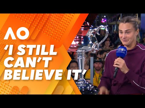 Sabalenka blown away by back-to-back titles: 2024 Australian Open | Wide World of Sports