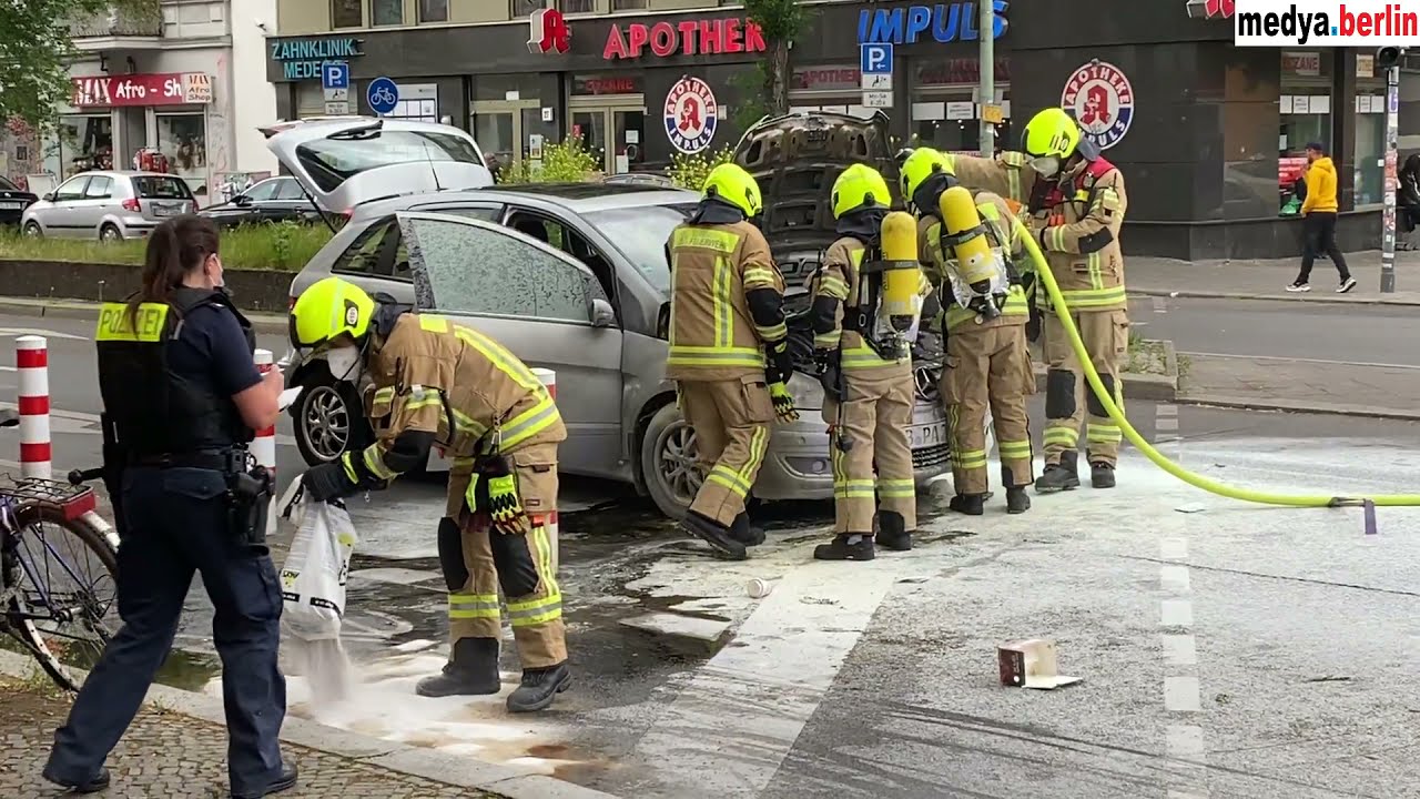 Seyir Halindeki Otomobil Alev Aldı