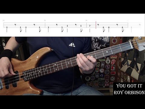 You Got It by Roy Orbison - Bass Cover with Tabs Play-Along