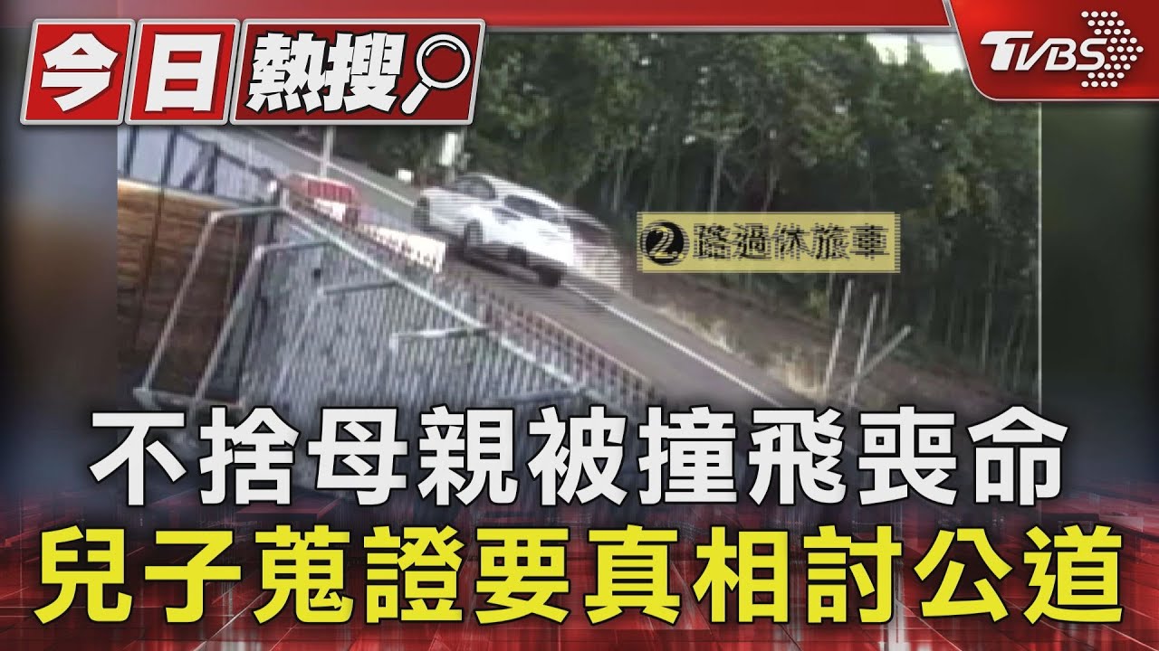 不捨母親被撞飛喪命 兒子蒐證要真相討公道