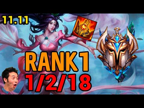 Rank 1 Janna Replay ap0 vs Jhin/Zyra - EUW Challenger Patch 11.11