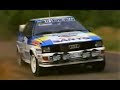 Audi Quattro Group B Stig Blomqvist On The Limit Swedish HillClimb 1983