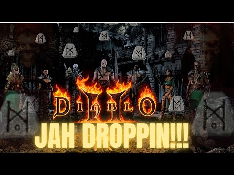 Diablo 2 resurrected- Jah rune drops from horking the council!!!