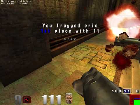 Quake 3 Arena time demo in 2022