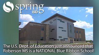 Roberson Middle School - A 2020 National Blue Ribbon School!