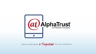 Vidéo de AlphaTrust e-Sign