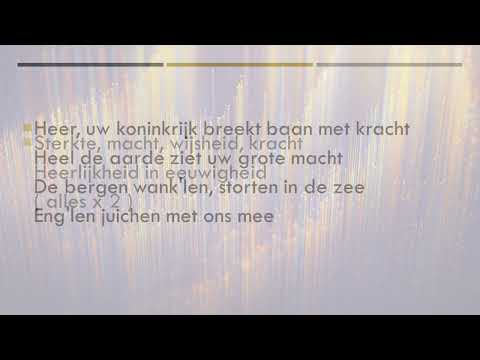 Opwekking met tekst 435 Heer Uw koninkrijk breekt baan