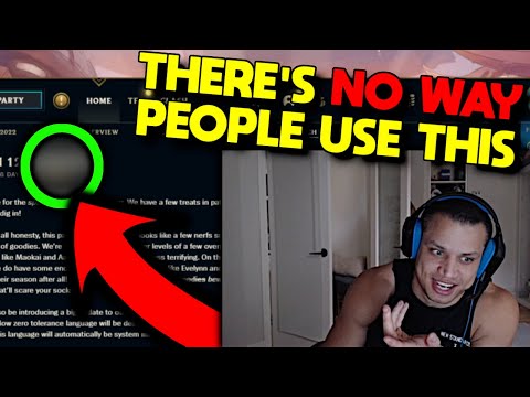 Tyler1 on the most USELESS League Client Button