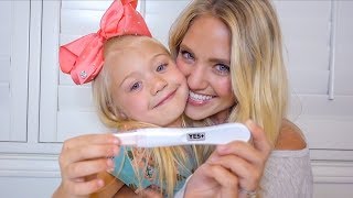 TELLING EVERLEIGH HER MOMMY IS PREGNANT!!! (TELLING OUR PARENTS TOO)