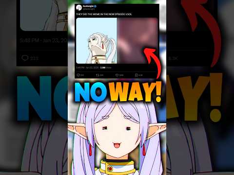 They ACTUALLY Added The Famous Frieren Angle Into The Anime!