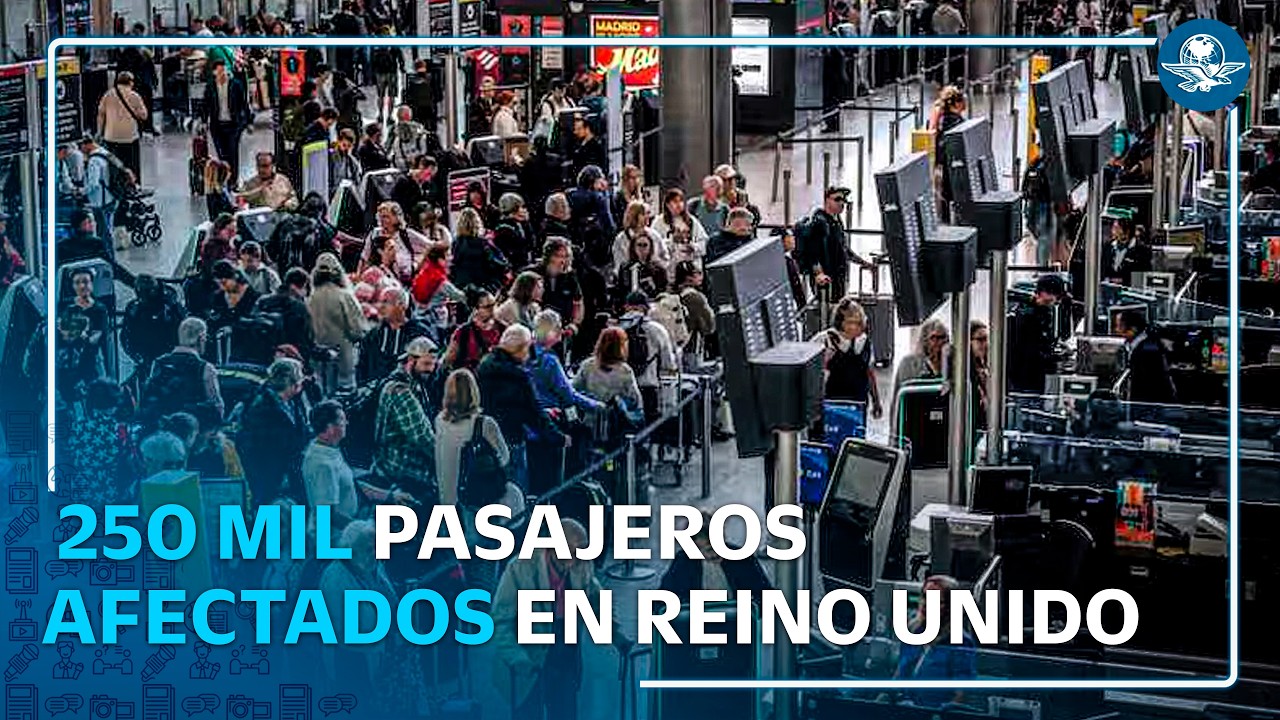 Caos en Reino Unido: más de 2 mil vuelos cancelados por falla técnica en el control aéreo